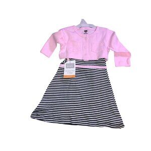 Baby Hudson Racerback Dress and Cardigan 3-6 Mos